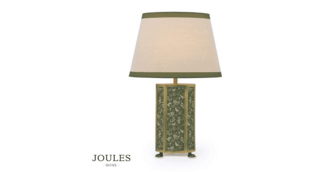 Dar Lighting Joules Helmingham Table Lamp Matt Antique Brass With Shade