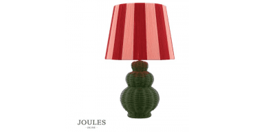 Joules Whitby Table Lamp Matt Green With Shade