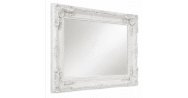 CLEARANCE - White Swept Mirror
