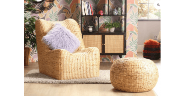 Danish Chair & Footstool