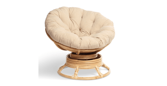 Desser & Co Desser Papasan Swivel Rocking Chair