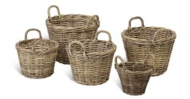 Set of 5 Log Baskets