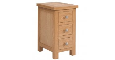 Appleby Compact 3 Drawer Bedside