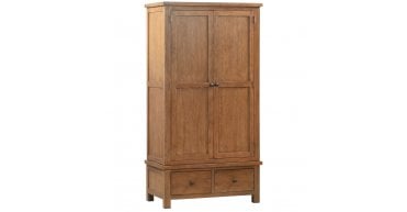 Appleby Double Wardrobe With 2 Drawers