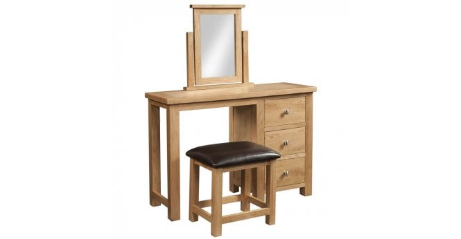 Devonshire Appleby Single Pedestal Dressing Table And Stool
