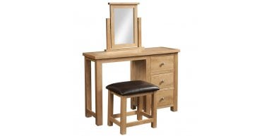 Appleby Single Pedestal Dressing Table And Stool