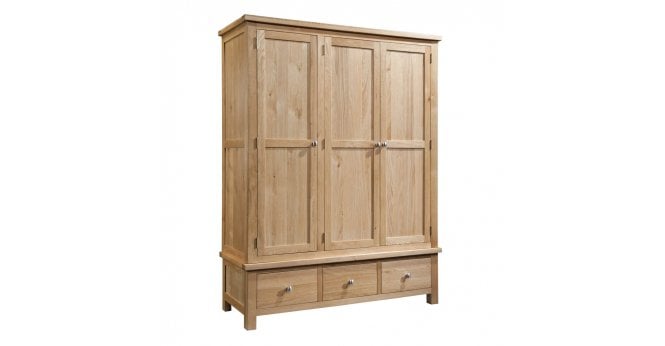 Devonshire Appleby Triple Wardrobe With 3 Drawers