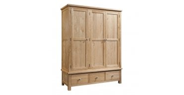 Appleby Triple Wardrobe With 3 Drawers