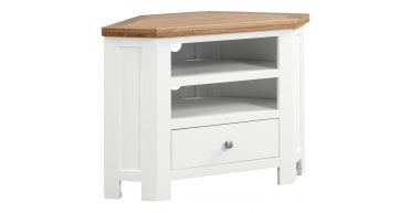 Lundy Ivory Corner TV Unit