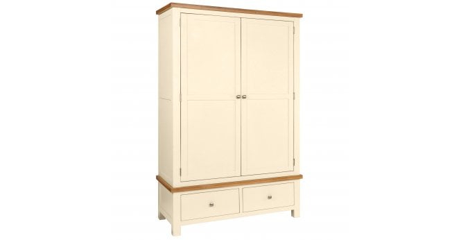 Devonshire Lundy Ivory Double Robe With 2 Drawers