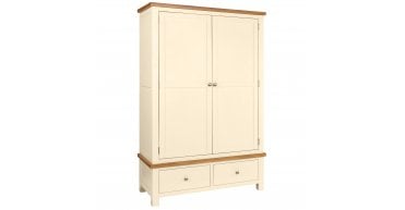 Lundy Ivory Double Robe With 2 Drawers