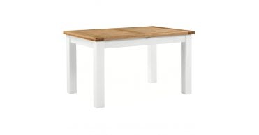 Lundy Ivory Medium Extending Dining Table