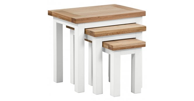 Devonshire Lundy Ivory Nest Of Tables