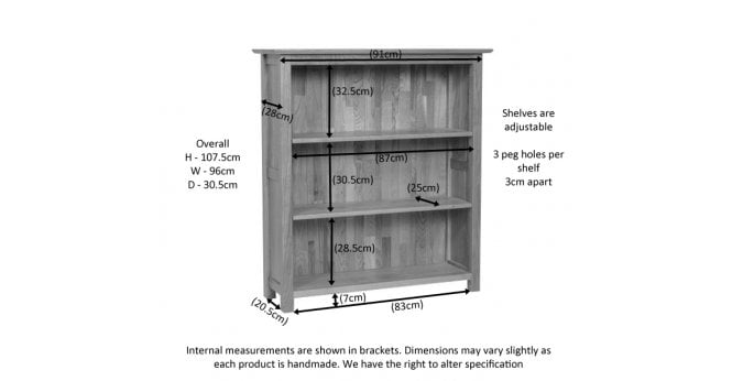 Devonshire Nimbus 3' Bookcase