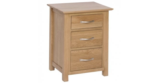 Devonshire Nimbus 3 Drawer High Bedside