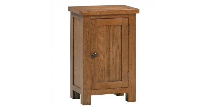 Devonshire Rustic Oak 1 Door Cabinet