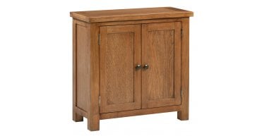 Rustic Oak 2 Door Cabinet