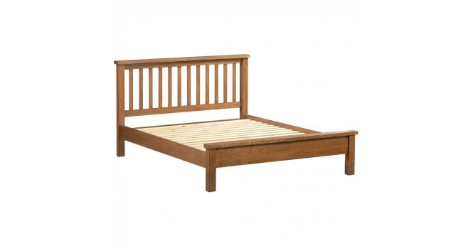 Devonshire Rustic Oak 5' High Foot End Bed