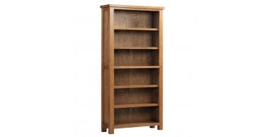 Rustic Oak 6' Bookcase