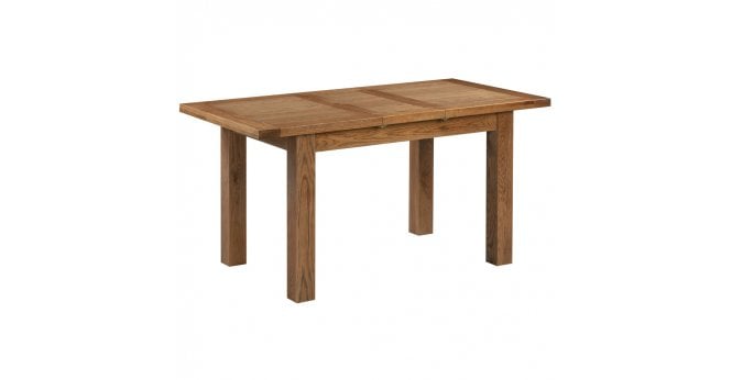 Devonshire Rustic Oak Small Extending Dining Table