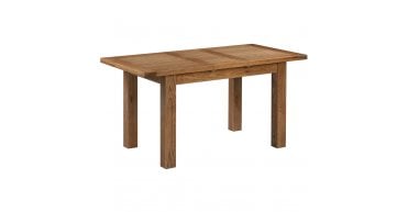 Rustic Oak Small Extending Dining Table