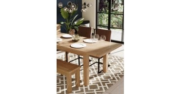 Trent Cantilever Dining Chair In Vintage Brown Pu