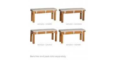 Westbury Bench Pad 104cm in Beige