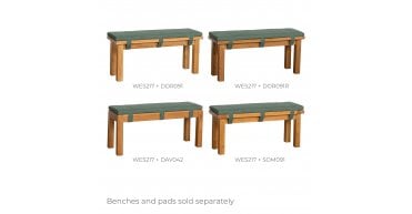 Westbury Bench Pad 104cm in Green