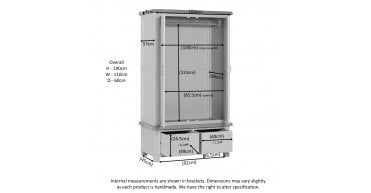 Wilmont Double Wardrobe With 2 Drawers