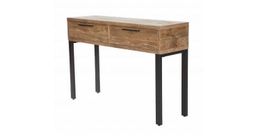 Detroit Console Table 2 Drawer