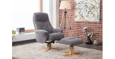 Dubai Swivel Chair & Footstool