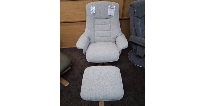 Global Furniture CLEARANCE - Sardina Swivel Chair and Stool