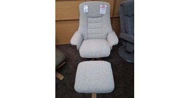 CLEARANCE - Sardina Swivel Chair and Stool