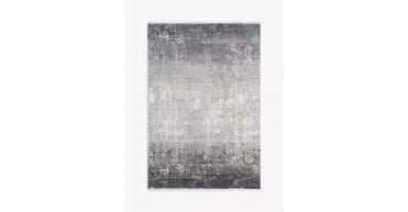 Gooch Oriental Toros Gradient Charcoal/Silver Luxury Rug
