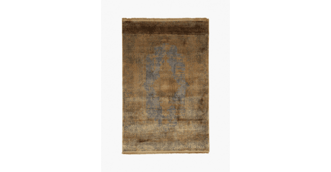 Gooch Oriental  Toros Medallion Copper Overdyed Luxury Rug