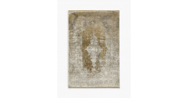 Gooch Oriental Toros Medallion Mink Overdyed Luxury Rug
