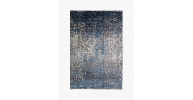 Gooch Oriental  Toros Ombre Ocean Blue Luxury Rug