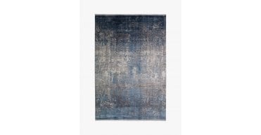 Gooch Oriental Toros Ombre Ocean Blue Luxury Rug