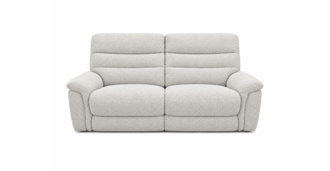 HTL Malvern Fabric Power Recliner 3 seater in Oyster