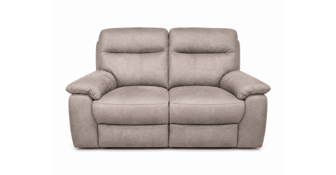 HTL Ohio Power Recliner 2 Seater sofa in Elephant Grey Microfibre