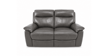 Ohio Power Recliner 2 Seater sofa in Shale Leather