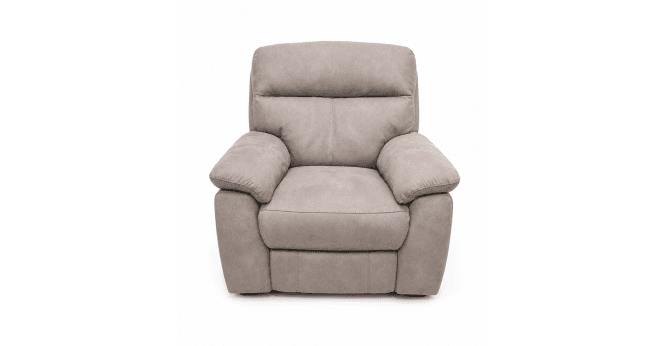 HTL Ohio Power Recliner Chair in Elephant Grey Microfibre