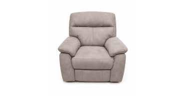Ohio Power Recliner Chair in Elephant Grey Microfibre