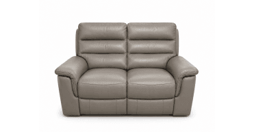 Washington Power 2 seater sofa in Elephant grey leather