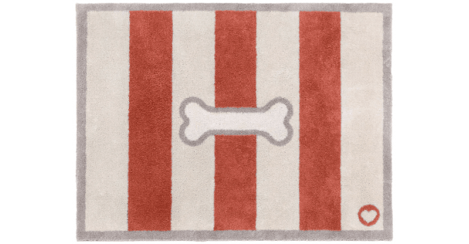 Hug Rug  Bone Stripe Rust