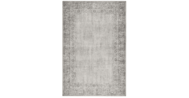 Hug Rug  Eco-Washable Botanical Border