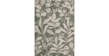 Hug Rug Eco-Washable Eden Leaves Green