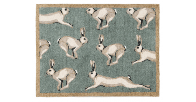 Hug Rug  Farmhouse Hares Runner