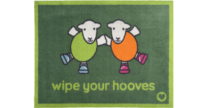 Hug Rug  Herdy Wipe Your Hooves