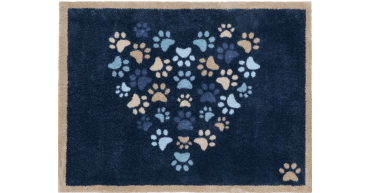 Hug Rug Paws For Love Blue Runner